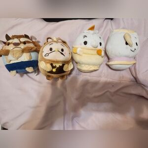 LIMITED EDITION Disney Store Beauty and the Beast Plushies. Scented like roses!